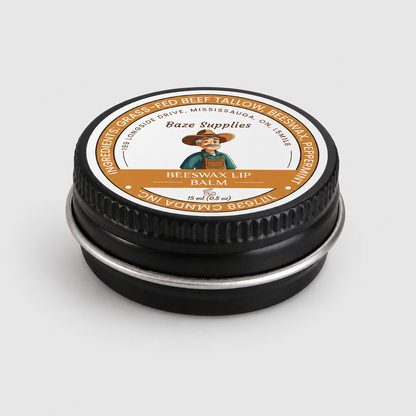 Peppermint Beeswax Lip Balm - 15 ml